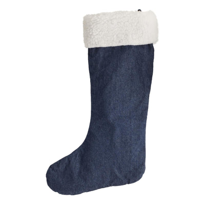 Wrangler Denim Christmas Sherpa Stocking