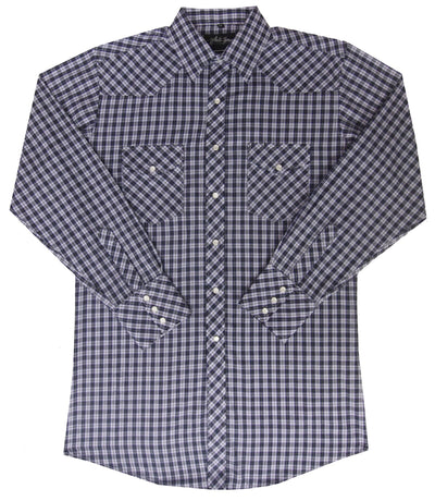 White Horse Mens Plaid Western Shirt