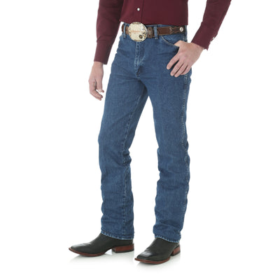 Wrangler Men's Gold Buckle Slim Fit Western Jeans