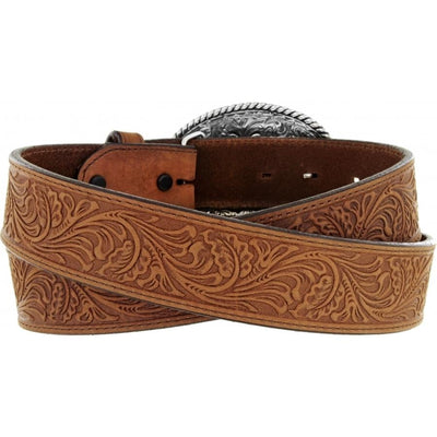 Men's Leather Trophy Tool Western Belt - Tan