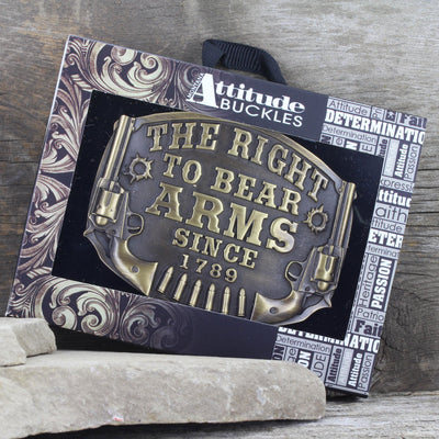 Montana Silversmiths The Right to Bear Arms Buckle