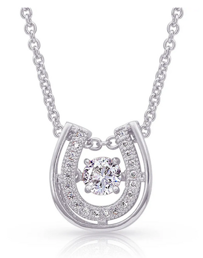 Montana Silversmith Dancing with Luck Horseshoe Necklace