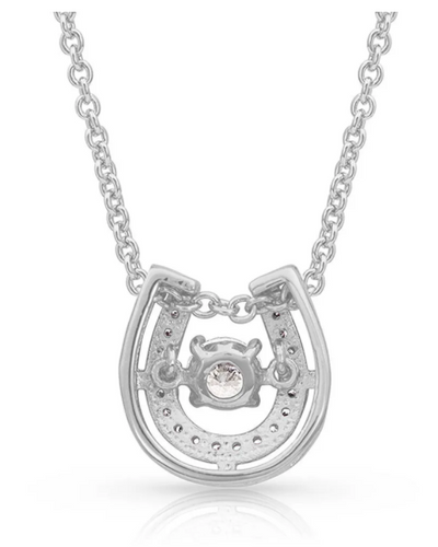 Montana Silversmith Dancing with Luck Horseshoe Necklace