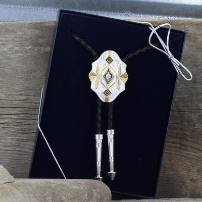 Montana Silversmiths Southwest Scalloped Bolo Tie