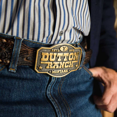Montana Silversmith The Dutton Ranch Attitude Belt Buckle