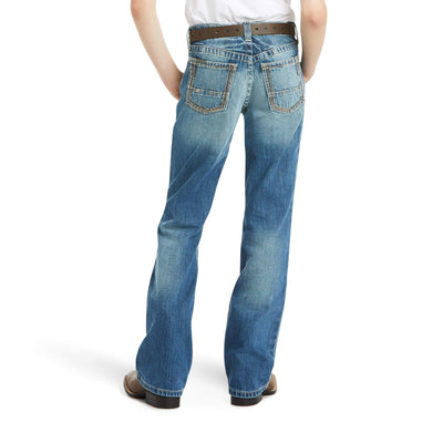 Ariat Boy's B4 Relaxed Boundary Boot Cut Jeans