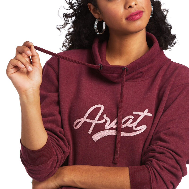 Ariat Women's REAL Logo Script Cowl Sweatshirt