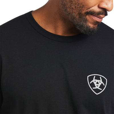 Ariat Men's Woodgrain Flag T-Shirt