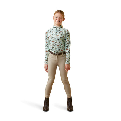 Ariat Kid's Sunstopper 2.0 1/4 Zip Baselayer