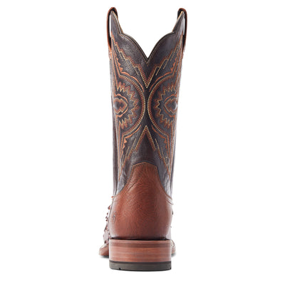 Ariat Men's Broncy Cinnamon Full Quill Ostrich Boot