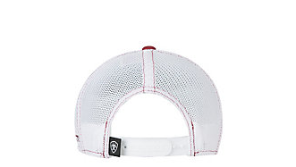 Ariat Embroidered Logo Grey & Burg Baseball Cap