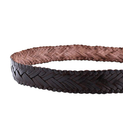 Bed Stu Women's "Proem" Leather Belt - Teak Rustic