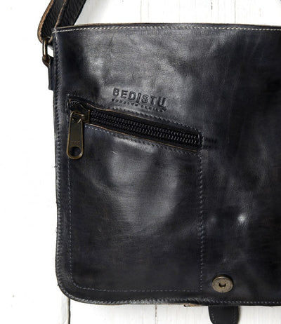 Bed Stu "Venice Beach" Black Rustic Shoulder Bag