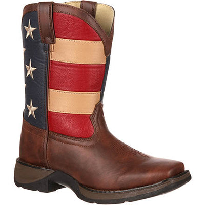 Durango Little Kid Patriotic Western Flag Boot