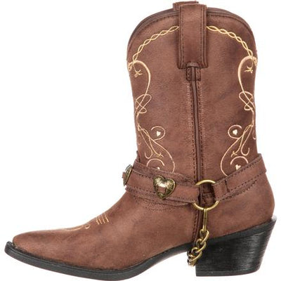 Durango Little Kid Lil' Crush Heartfelt Western Boot