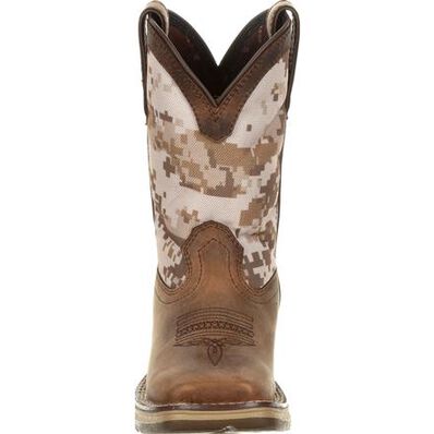 Durango Kids Lil' Rebel Camo Western Boot