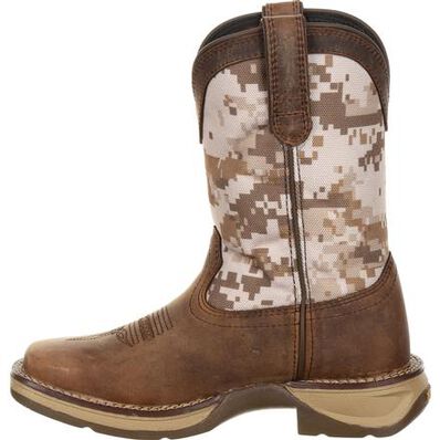 Durango Big Kids Lil' Rebel Camo Western Boot