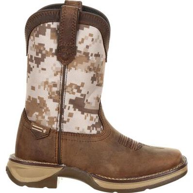 Durango Big Kids Lil' Rebel Camo Western Boot