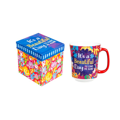 Evergreen Ceramic Cup - Leave Me Alone