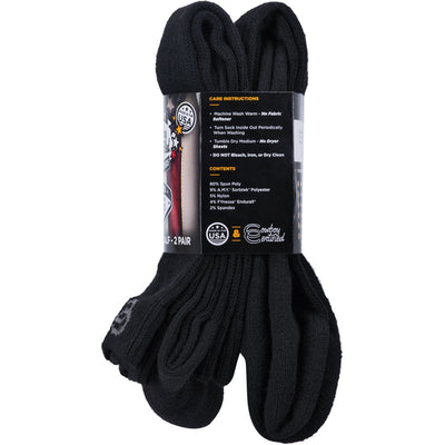 Dan Post Men's Cowboy Certified Boot Sock - 2 Pack