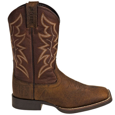 Justin Men's Dark Brown Chet Cowboy Boots