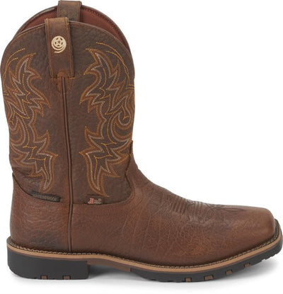Justin Men's Fireman Distressed George Strait Cowboy Boot