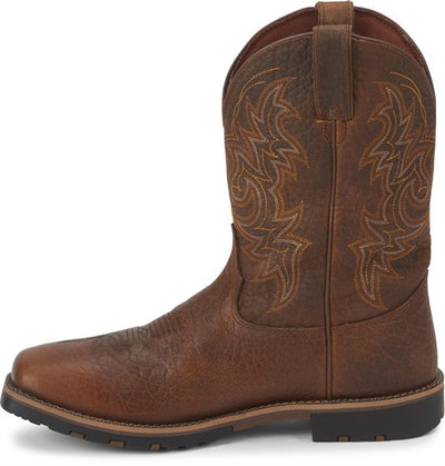 Justin Men's Fireman Distressed George Strait Cowboy Boot