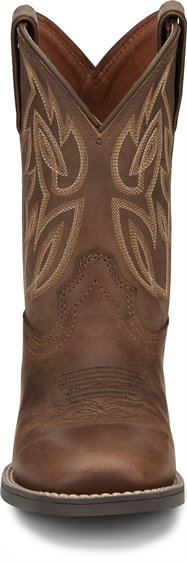 Justin Kids Canter Junior Dusky Brown Western Boot