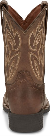 Justin Kids Canter Junior Dusky Brown Western Boot