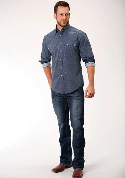 Roper Men's Straight Arrow Print Western Shirt