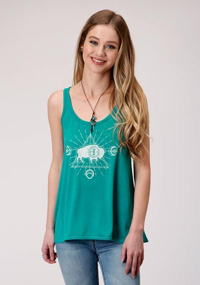 Roper Women's Buffalo Screen Tank Top