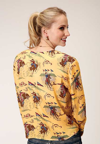 Roper Women's Retro Rodeo Rayon Blouse