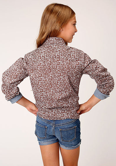 Girl's Frontier Floral Print Shirt