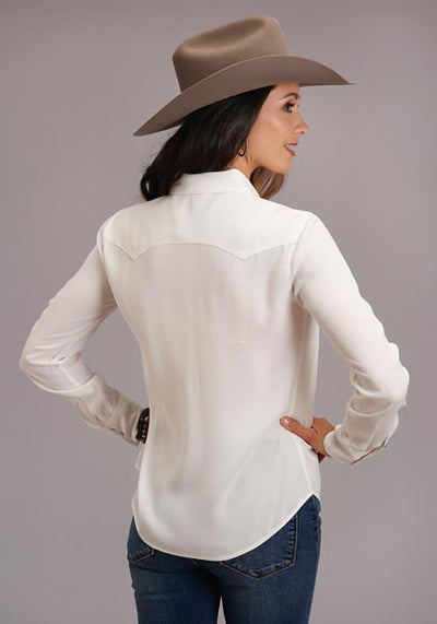 Stetson Women's Rayon Solid Blouse