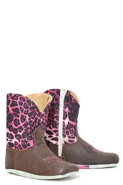 Tin Haul Infants Purrrfect Glitter Soft Sole Boot