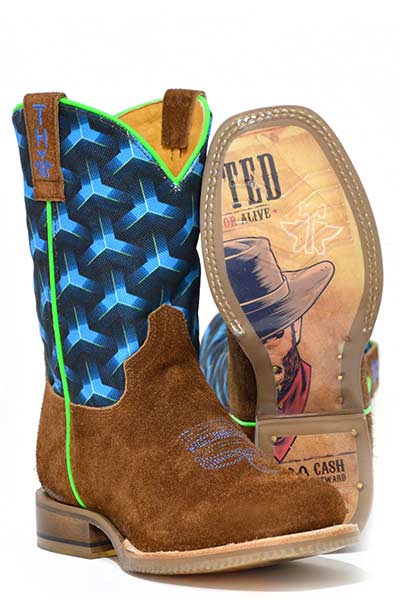 Tin Haul Little Kid's Kaleidoscope Western Boot