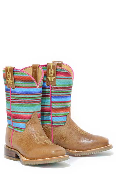 Roper Big Kid's Llama Queen Sole Western Boot