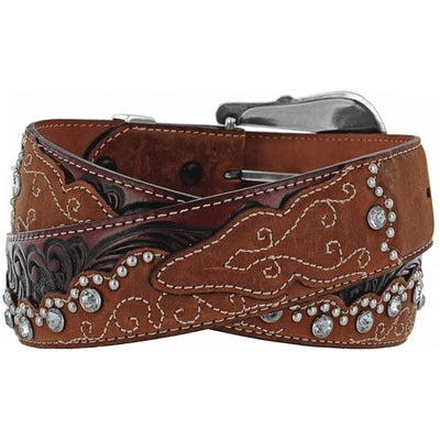 Women's Kaitlyn Crystal Belt - Bark