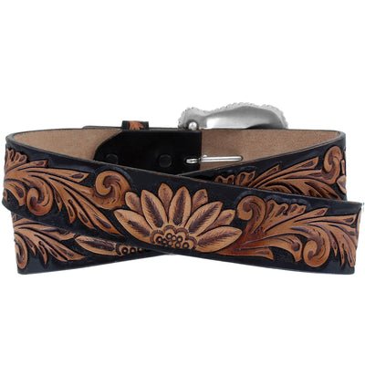 Women's Delheart Daisy Blk/Brn Belt