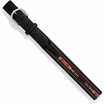 Men's Laced Edge Horse Hair Ribbon Belt
