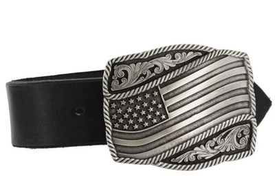 Montana Silversmith Waving American Flag Attitude Buckle