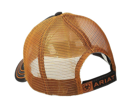 Ariat Orange Logo Ball Cap