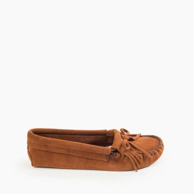 Minnetonka Moccasin Kilty Softsole - Brown