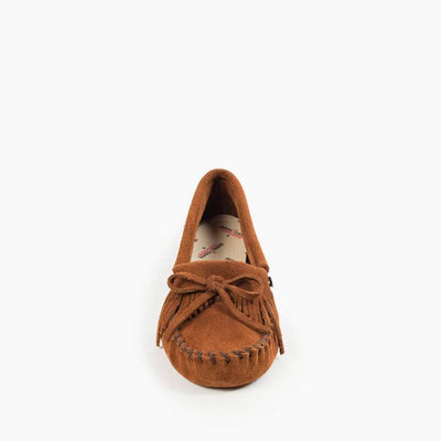 Minnetonka Moccasin Kilty Softsole - Brown