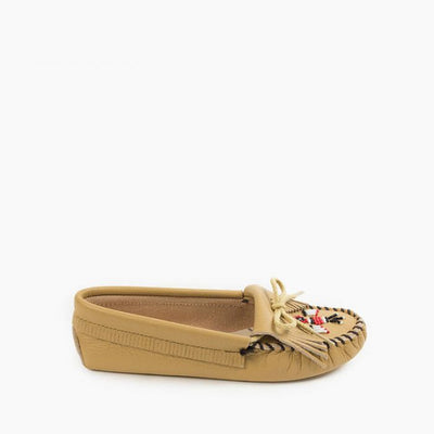 Minnetonka Moccasin Thunderbird Softsole - Natural