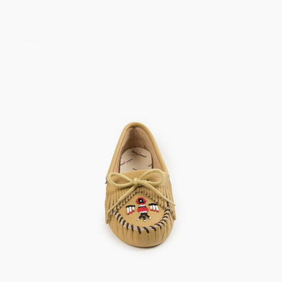Minnetonka Moccasin Thunderbird Softsole - Natural
