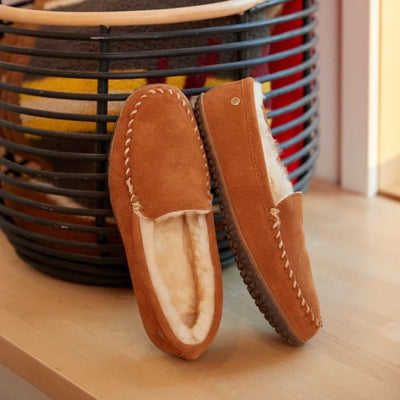 Minnetonka Moccasin Sheepskin Terese - Brown