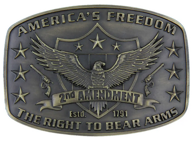 Montana Silversmith 2nd Amendment Heritage Attitude Buckle