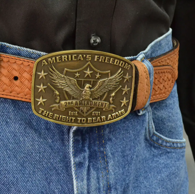 Montana Silversmith 2nd Amendment Heritage Attitude Buckle
