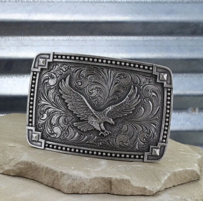 Montana Silversmith Attitude Buckle with Soaring Eagle